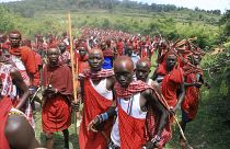 مشاركون في الحفل غرب كينيا