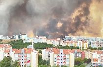 Incêndios na Grécia alastram à Turquia