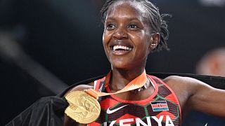 Kenya's Faith Kipyegon shines, wins historic third world 1500m gold