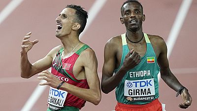 Morocco's El Bakkali wins new world championship title in the 3,000-meters steeplechase