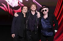 Rock legends The Rolling Stones at the press conference for the launch of new album 'Hackney Diamonds' on Wednesday, Sept. 6, 2023 in London