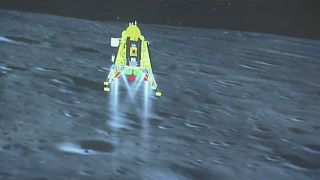 Hindistan'dan tarihi uzay adımı: Chandrayaan-3, Ay'ın güney kutbuna indi