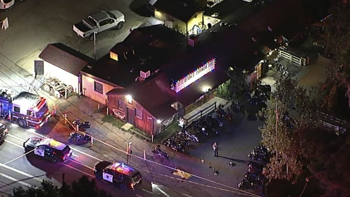 Scene of California biker bar shooting