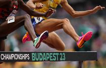 Забег на 3000 метров с препятствиями на ЧМ по легкой атлетике в Будапеште