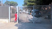 Rotes-Kreuz-Aufnahmezentrum in Lampedusa