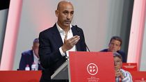 Luis Rubiales auf der Verbandstagung in Madrid am 25. August 2023