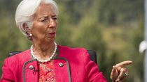 EZB-Chefin Christine Lagarde in Jackson Hole, USA am 25. August 2023
