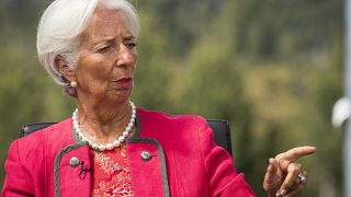 EZB-Chefin Christine Lagarde in Jackson Hole, USA am 25. August 2023 