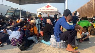 Migranten auf Lampedusa