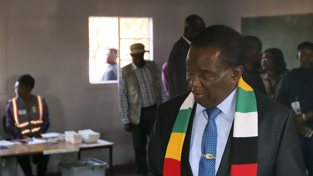 زعيم المعارضة في زيمبابوي يرفض إعادة انتخاب منانغاغوا ويعلن فوزه Euronews 