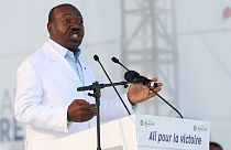 Ali Bongo à Libreville (Gabon), le 10 juillet 2023.