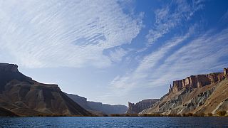 Afganistan'ın göl kenarındaki ulusal parkı Band-e-Amir
