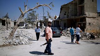 شهر اعزاز در سوریه در جریان جنگ داخلی