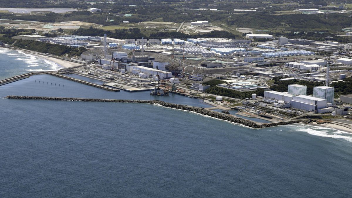 منظر جوي لمحطة فوكوشيما دايتشي للطاقة النووية في فوكوشيما، شمال اليابان، 22 أغسطس 2023.