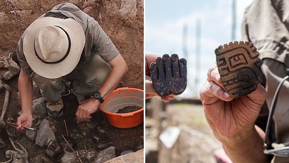 Archaeologists unearth ceramic-filled tomb of 3000-year-old priest in Peru thumbnail