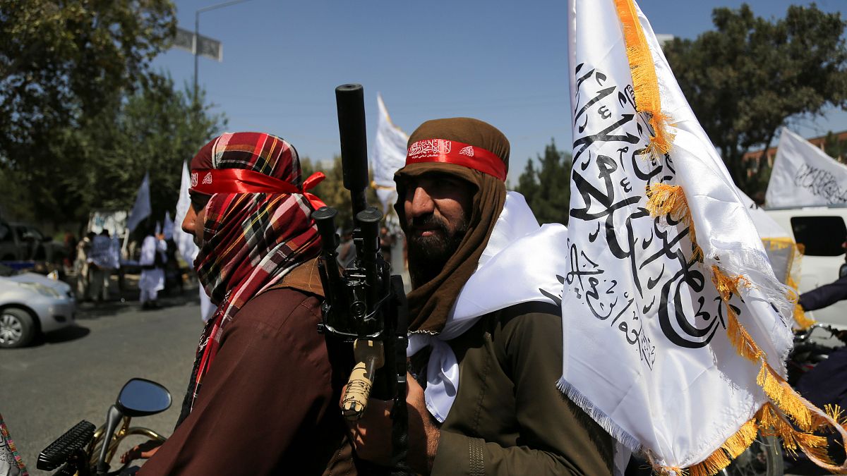 خلال احتفالات بكابول في الذكرى السنوية الثانية لسيطرة طالبان على السلطة في أفغانستان 