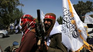 خلال احتفالات بكابول في الذكرى السنوية الثانية لسيطرة طالبان على السلطة في أفغانستان 