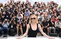 The Idol no more: Lily-Rose Depp poses at a press call for the show at Cannes film festival in May 