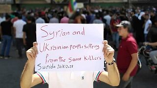 تظاهرات علیه دولت بشار اسد در شهر جنوبی سویدا