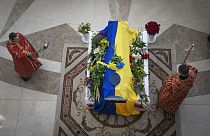 Funeral de reputado piloto ucraniano