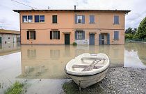 Flooding in northern Italy.