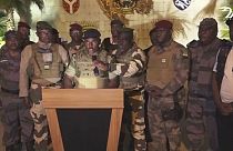 Les premières images de la junte militaire qui a pris le pouvoir au Gabon