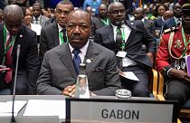 Gabuns Präsident Ali Bongo am 16. Juli 2023 in Nairobi