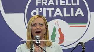 Giorgia Meloni olasz miniszterelnök