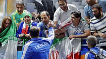 Iráni súlyemelő a riói olimpián - képünk illusztráció