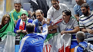 Iráni súlyemelő a riói olimpián - képünk illusztráció