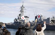 Bir Japon savaş gemisi