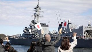 Bir Japon savaş gemisi
