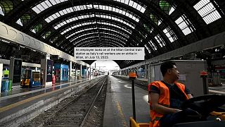 İtalya'da demiryolu işçileri 13 Temmuz'da greve gitmişti 