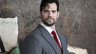 Henry Cavill attends the world premiere of "Enola Holmes 2"