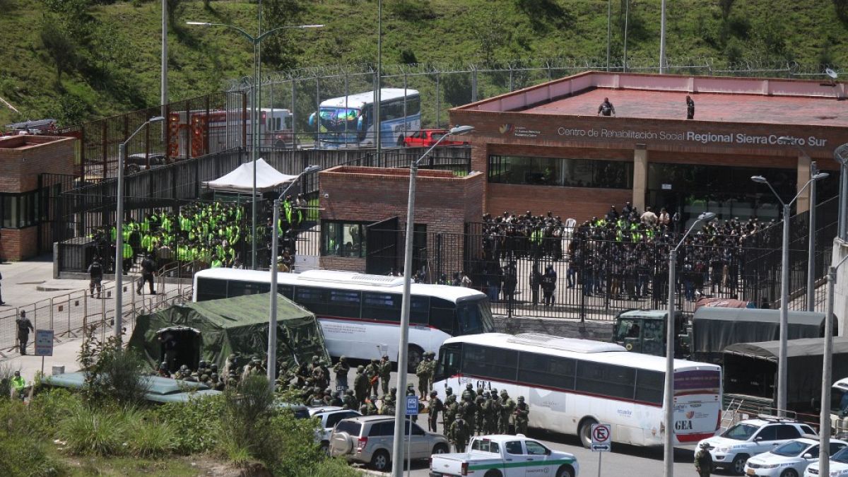 سجن سي آر إس توري في كوينكا، الإكوادور، في 5 أبريل 2022.