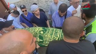 Funeral de un joven franco-marroquí que murió junto a un amigo tras ser tiroteados por guardacostas argelinos