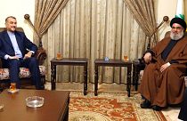 دیدار وزیر امور خارجه ایران با رهبر حزب‌الله لبنان