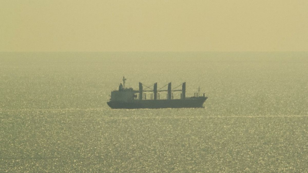 Un buque de carga cruza el Mar Negro desafiando las amenazas rusas