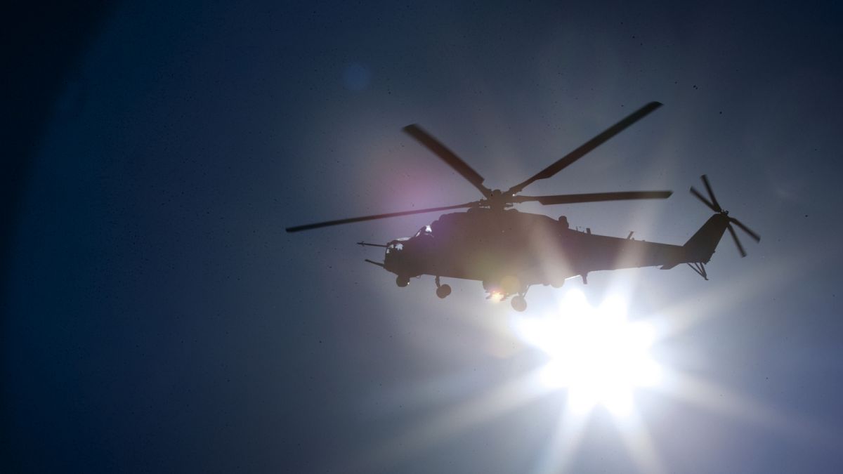 Fotónk illusztráció: orosz Mi-24-es harci helikopter