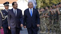 O Ισραηλινός πρωθυπουργός Μπένζαμιν Νετανιάχου γίνεται δεκτός από τον Π΄ροεδρο της Κυπριακής Δημοκρατίας Ν. Χριστοδουλίδη