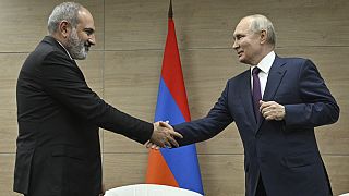 Ermenistan Başbakanı Nikol Paşinyan ve Rusya Devlet Başkanı Vladimir Putin