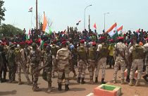 Miles de personas se reunieron en Niamey, capital de Níger,