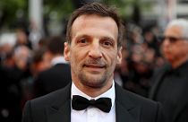 Mathieu Kassovitz arrives for the screening of the film "A Hidden Life" at the 72nd edition of the Cannes Film Festival in Cannes, southern France, on May 19, 2019.