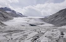 The Adamello glacier, Italy.