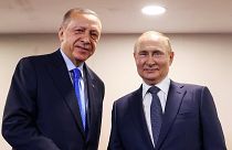 Arşiv - Türkiye Cumhurbaşkanı Recep Tayyip Erdoğan ve Rusya Devlet Başkanı Vladimir Putin