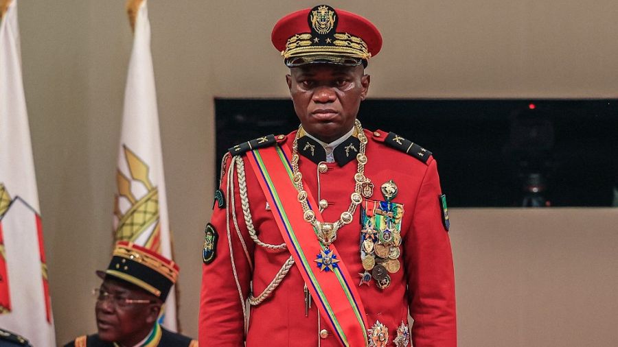 Gabon's Gen. Oligui Nguema sworn in as 'transitional' head of state |  Africanews