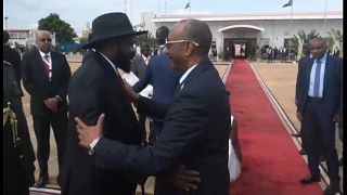 عبد الفتاح البرهان إلى جوبا لإجراء محادثات مع رئيس جنوب السودان سلفا كير،  4 أيلول 2023.