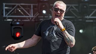 Steve Harwell of Smash Mouth seen at KAABOO 2017 at the Del Mar Racetrack and Fairgrounds on 15 September 2017. 