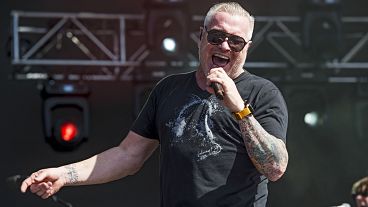 Steve Harwell of Smash Mouth seen at KAABOO 2017 at the Del Mar Racetrack and Fairgrounds on 15 September 2017. 