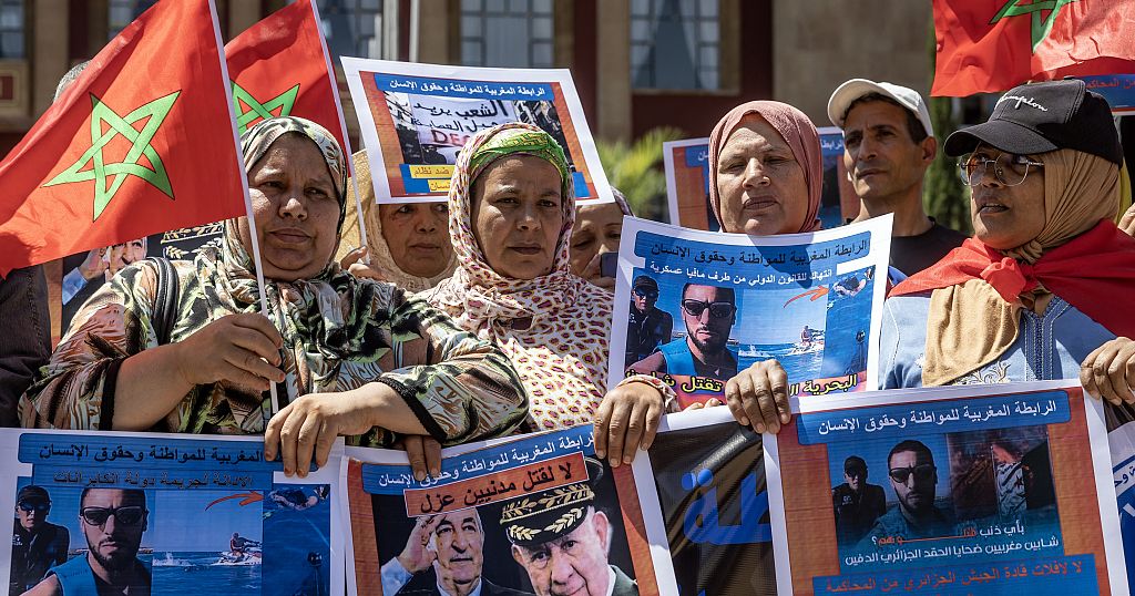 Moroccans rally against killing of two jet skiers by Algerian coastguard